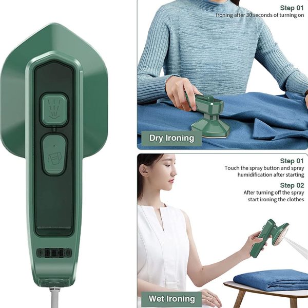 Setrika Uap Mini Portable Iron Steam Travel 2 in 1 Serbaguna - Image 8