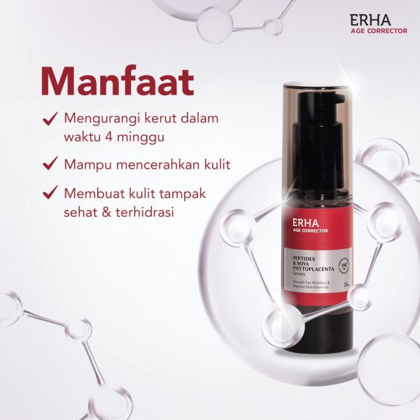 ERHA Age Corrector Serum Peptides & Soya Phytoplacenta 20ml - Serum Anti Penuaan - Image 6