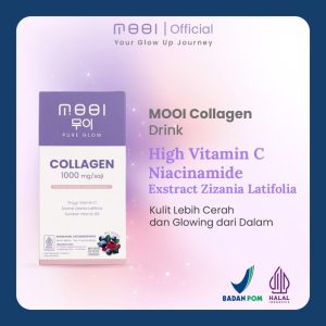 MOOI Collagen Drink with Zizania latifolia Extract - Minuman kolagen Glutathione Pencerah