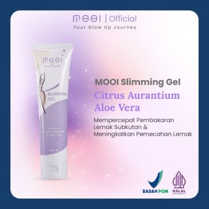 Mooi Pure Glow Slimming Gel, Gel Pembakar Lemak isi 80gr (100% Original)