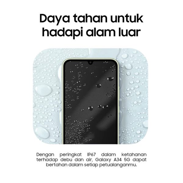 SAMSUNG Galaxy A34 5G NFC 8/256GB 8/128GB Garansi Resmi Samsung - Image 3