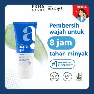 ERHA Acneact Acne Cleanser Scrub Beta Plus ACSBP 60gr - Sabun Cuci Muka Jerawat
