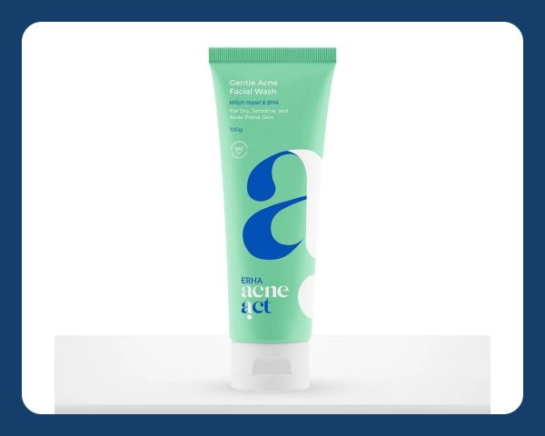 ERHA Acneact Witch Hazel & BHA Gentle Facial Wash 100g - Sabun Wajah Jerawat