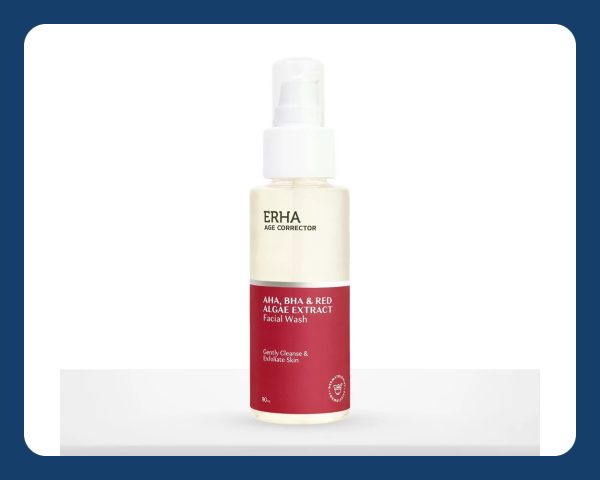 ERHA Age Corrector Facial Wash 90ml AHA, BHA & Red Algae Extract - Sabun Cuci Muka Anti Aging