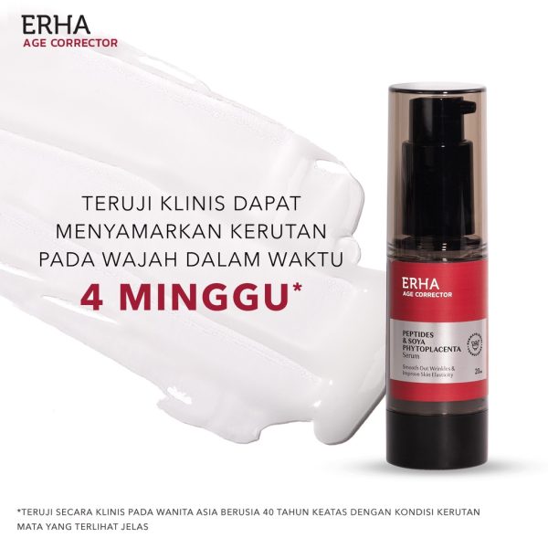 ERHA Age Corrector Serum Peptides & Soya Phytoplacenta 20ml - Serum Anti Penuaan - Image 5