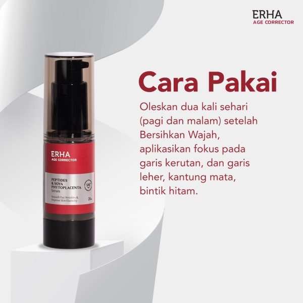 ERHA Age Corrector Serum Peptides & Soya Phytoplacenta 20ml - Serum Anti Penuaan - Image 7