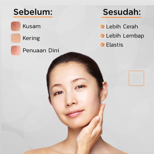 ERHA Collagen Mask 4 pcs - Masker Kolagen Anti Aging & Pencerah - Image 4