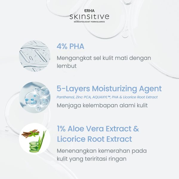 ERHA Skinsitive Ultracalm Face Wash 80g - Sabun Wajah Sensitif & Aman untuk Semua Jenis Kulit - Image 5