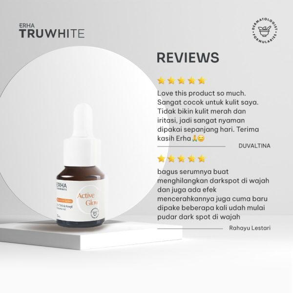 Erha Truwhite 3% TXA & Hexyl Resorcinol Active Glow Booster 15ml - Booster Pencerah - Image 6