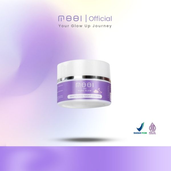 Mooi Whitening Night Cream - Atasi Kulit Kusam, Melmbabkan Kulit Garis Halus Dan Tanda Penuaan 10gr (Original 100%) - Image 4