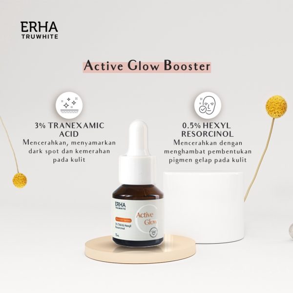 Erha Truwhite 3% TXA & Hexyl Resorcinol Active Glow Booster 15ml - Booster Pencerah - Image 7