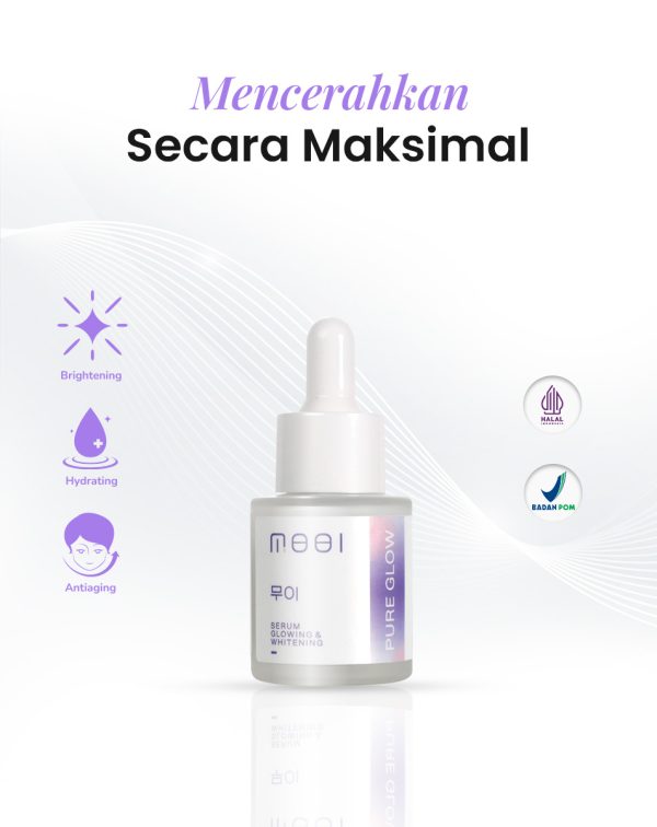 Serum Mooi Pure Glow 20ml - Serum Korea Pencerah Wajah (100% ORIGINAL BPOM) | Skin Care Face Serum - Image 5