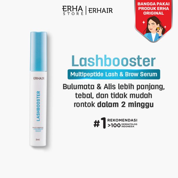 ERHAIR Lashbooster Multi-Peptide Lash & Brow Serum (3ml) - Serum Alis & Bulu Mata - Image 2