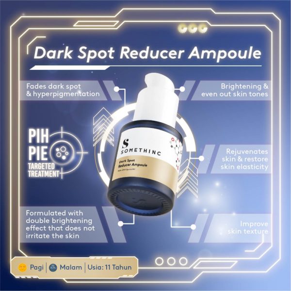 SOMETHINC Dark Spot Reducer Ampoule - 2x Power Samarkan Bekas Jerawat dan Flek Hitam - Image 2