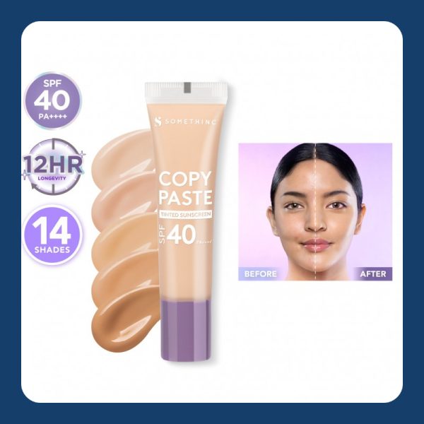 SOMETHINC Copy Paste Tinted Sunscreen SPF 40 PA++++ - Skin Tint