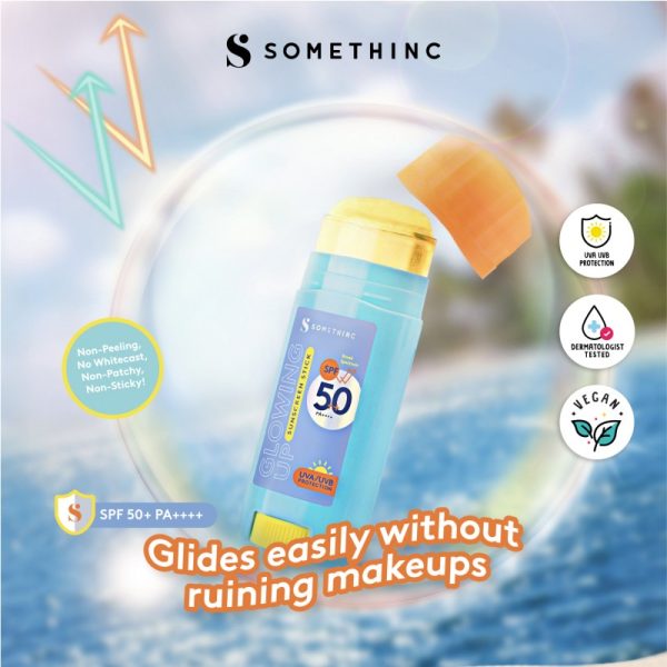 [CERTIFIED IN VIVO + IN VITRO AUSTRALIA] SOMETHINC Holyshield Glow Sunscreen Stick SPF 50++ PA ++++ - Sunblock Pelindung dari Sinar Matahari - Image 3