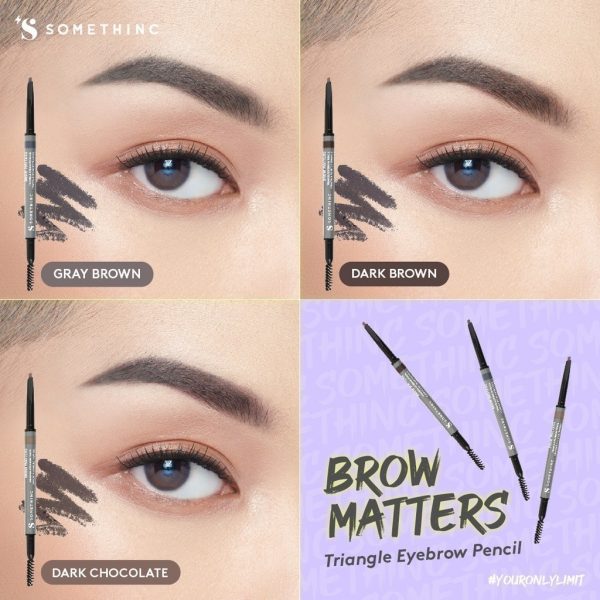 SOMETHINC BROW MATTERS Retractable Triangle Eyebrow - Pensil Alis Mekanik Tip Segitiga - Image 5