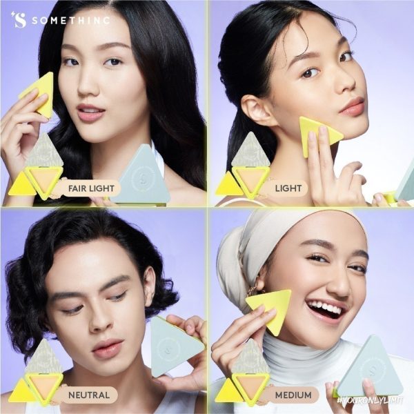 SOMETHINC DNA Airbrush Breathable Powder Foundation - Bedak Padat - Image 5