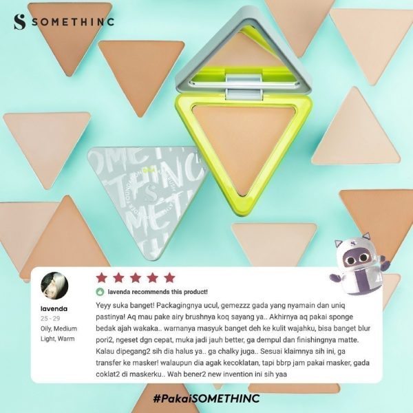 SOMETHINC DNA Airbrush Breathable Powder Foundation - Bedak Padat - Image 7