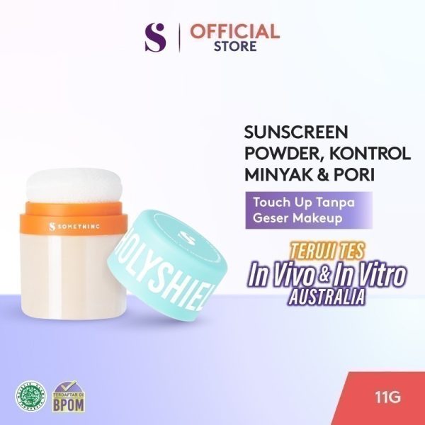 [In Vivo & In Vitro Certified] SOMETHINC Holyshield! No Sebum Mineral Sunscreen Powder SPF 39 PA++++ - Easy Touch Up Sunscreen Powder - Image 5