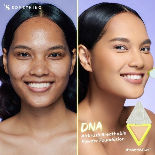 SOMETHINC DNA Airbrush Breathable Powder Foundation - Bedak Padat - Image 4