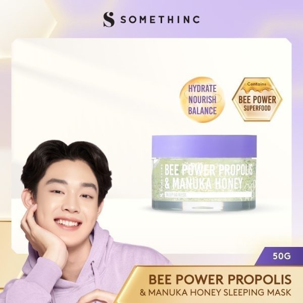 SOMETHINC Bee Power Propolis & Manuka Honey Sleeping Mask - Image 8