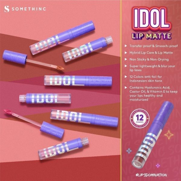 SOMETHINC Idol Blurry Soft Lip Matte - Lip Cream Matte - Lipstik - Image 4