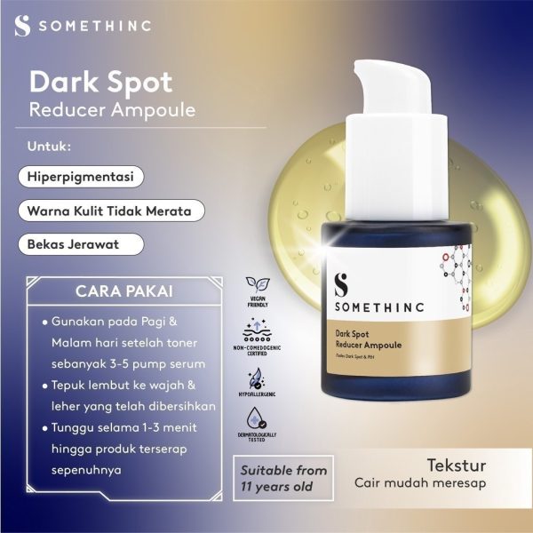 SOMETHINC Dark Spot Reducer Ampoule - 2x Power Samarkan Bekas Jerawat dan Flek Hitam - Image 4