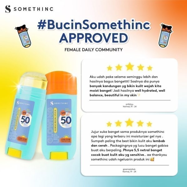 [CERTIFIED IN VIVO + IN VITRO AUSTRALIA] SOMETHINC Holyshield Glow Sunscreen Stick SPF 50++ PA ++++ - Sunblock Pelindung dari Sinar Matahari - Image 8