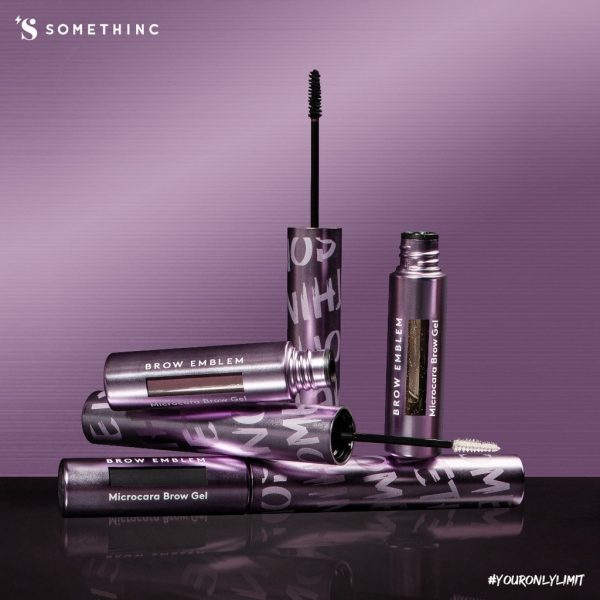 SOMETHINC BROW EMBLEM Microcara Brow Gel Waterproof - Maskara Alis Kuas Super Tipis - Image 7