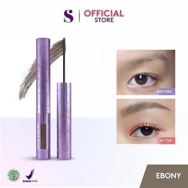 SOMETHINC BROW EMBLEM Microcara Brow Gel Waterproof - Maskara Alis Kuas Super Tipis - Image 10