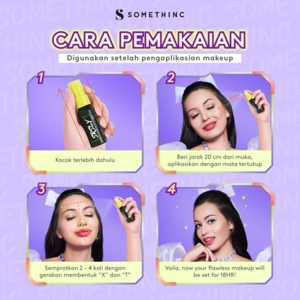 SOMETHINC SRSLY Stay Matte Make Up Setting Spray - Make Up Tahan Lama - Image 5