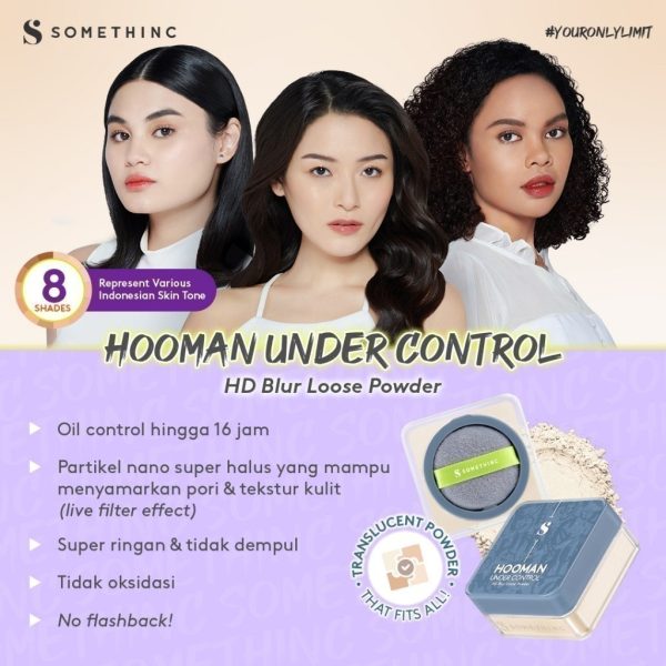 SOMETHINC Hooman Under Control HD Blur Loose Powder - Bedak Tabur - Image 4