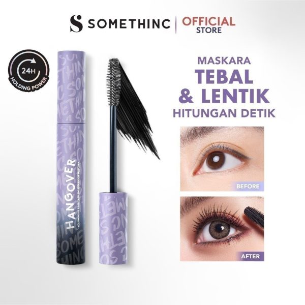SOMETHINC HANGOVER Voluminous Fiber Lash Smudgeproof Mascara - Waterproof Mascara Tahan Lama - Image 2