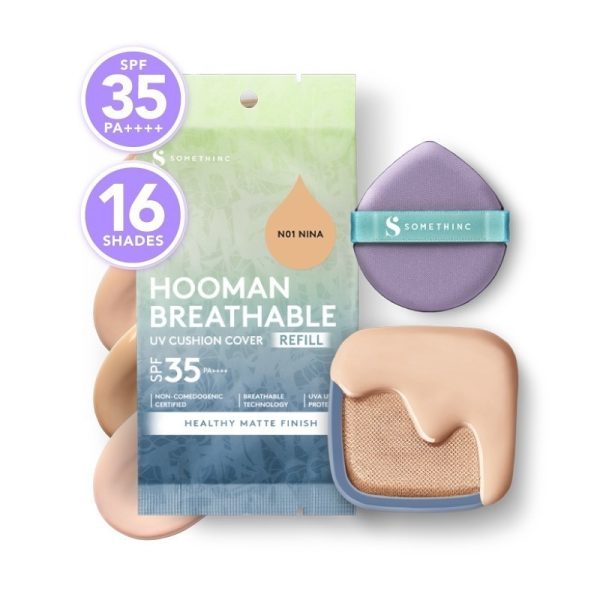 SOMETHINC (REFILL) Hooman Breathable UV Cushion Cover SPF35 PA++++ - Image 2