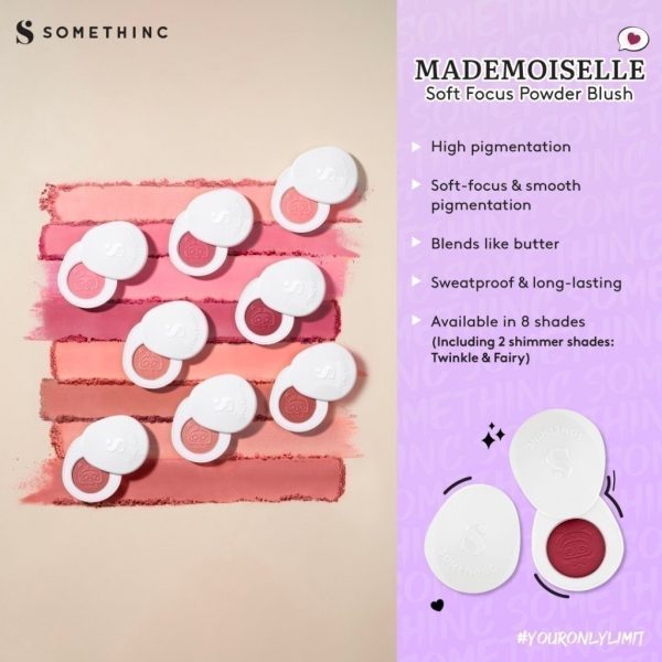 SOMETHINC Mademoiselle Soft Focus Powder Blush - Super Smooth Powder Blush - Image 3