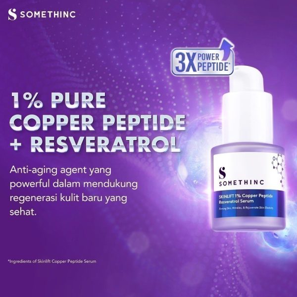 [NEW LAUNCH] SOMETHINC SKINLIFT 1% Copper Peptide Resveratrol Serum - Image 3