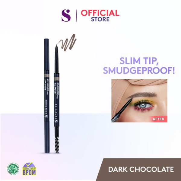 SOMETHINC BROW WIZ Retractable Eyebrow - Pensil Alis Mekanik 0.55 m Ujung Bulat - Image 8