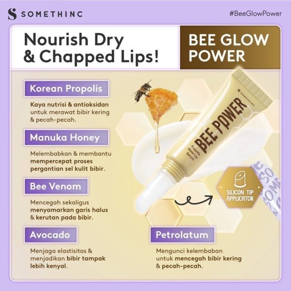 SOMETHINC Bee Power Propolis Glow Lip Serum - Image 5