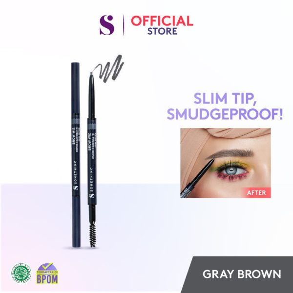 SOMETHINC BROW WIZ Retractable Eyebrow - Pensil Alis Mekanik 0.55 m Ujung Bulat - Image 9