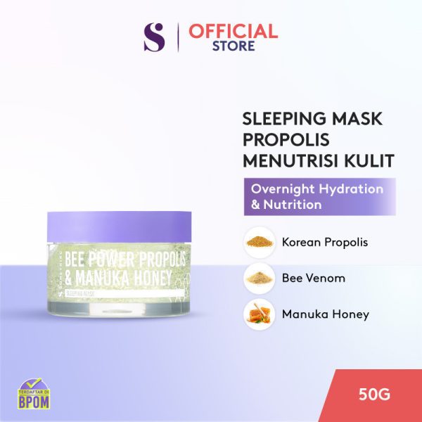SOMETHINC Bee Power Propolis & Manuka Honey Sleeping Mask - Image 9