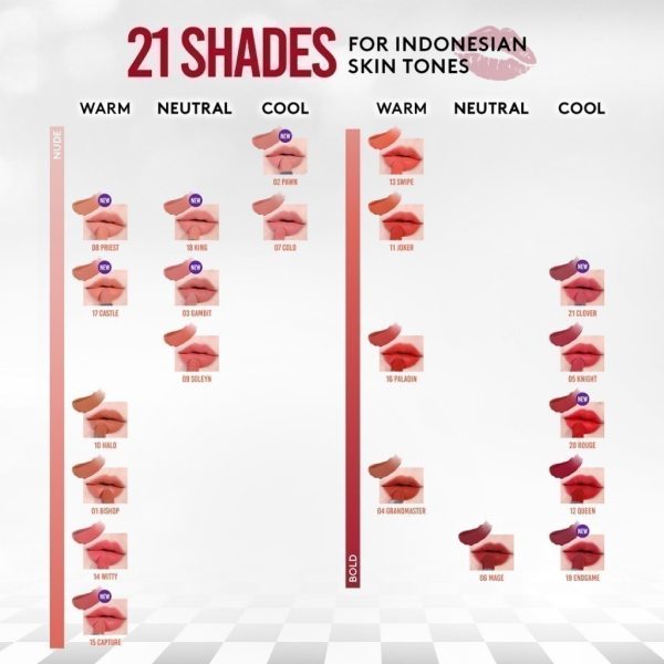 [RAMADAN GIFT] SOMETHINC Checkmatte Transferproof Lipstick - Lipstick Batang Transferproof - Image 4