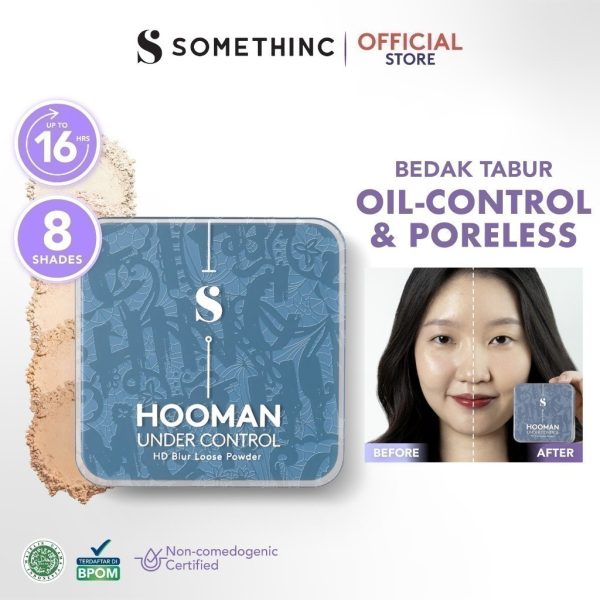 SOMETHINC Hooman Under Control HD Blur Loose Powder - Bedak Tabur