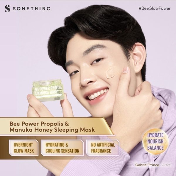 SOMETHINC Bee Power Propolis & Manuka Honey Sleeping Mask - Image 4