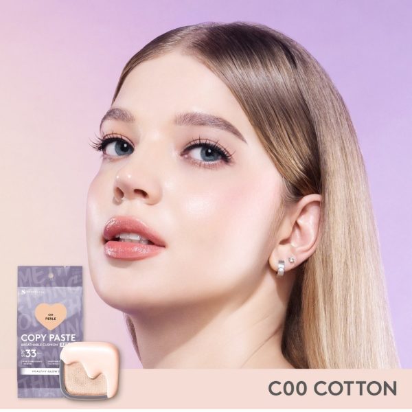 SOMETHINC (REFILL) Copy Paste Breathable Mesh Cushion SPF 33 PA++ - Image 8