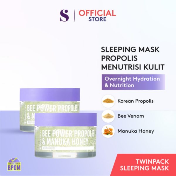 SOMETHINC Bee Power Propolis & Manuka Honey Sleeping Mask - Image 10