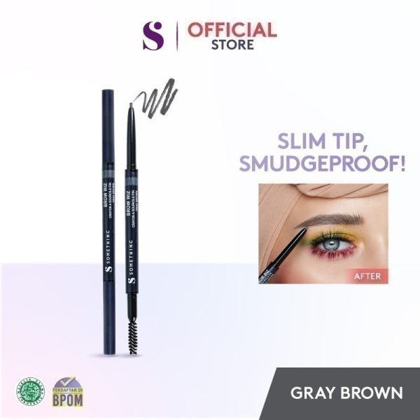 SOMETHINC BROW WIZ Retractable Eyebrow - Pensil Alis Mekanik 0.55 m Ujung Bulat - Image 5