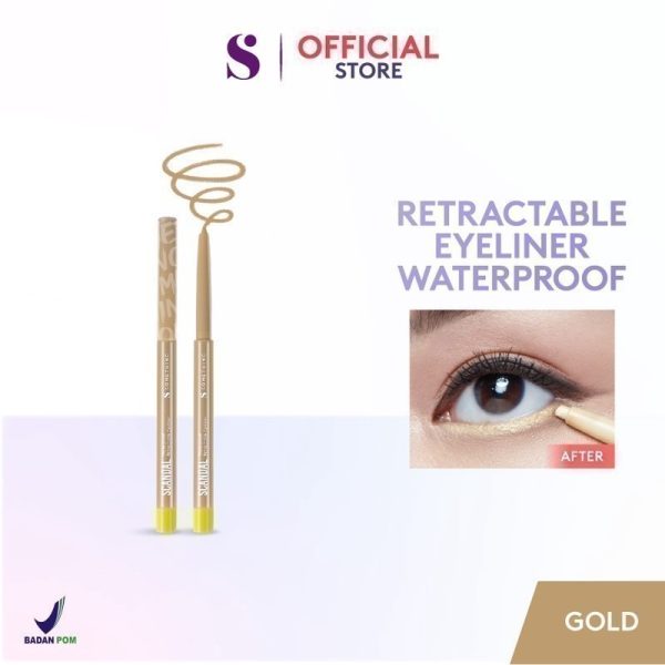 SOMETHINC SCANDAL Waterproof Retractable Eyeliner -  Eyeliner Pensil - Image 9