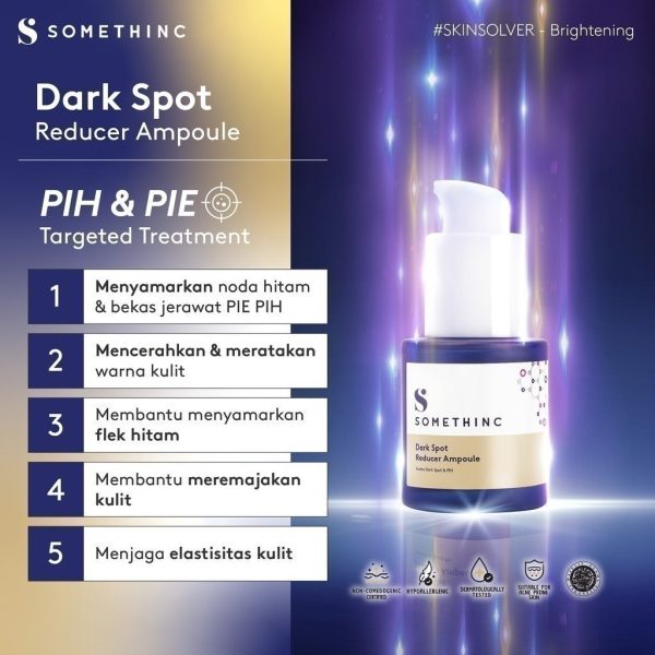 SOMETHINC Dark Spot Reducer Ampoule - 2x Power Samarkan Bekas Jerawat dan Flek Hitam - Image 3