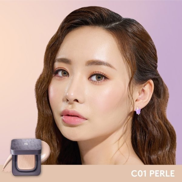 SOMETHINC [2 PCS] COPY PASTE Breathable Mesh Cushion SPF 33 PA++ x AHA BHA PHA Peeling Solution Serum - Image 9